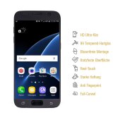 4x 9H Panzerglas für Samsung Galaxy S7 FULL CURVED Displayschutz Panzerfolie Schutzfolie Schutzglas DisplayglasHartglas echtes Tempered Sicherheitsglas Glasfolie