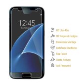 4x 9H Hartglas für Samsung Galaxy S7 Displayschutz Schutzglas Schutzfolie KLAR Panzerfolie Panzerglas Displayglas Glasfolie Echtes Glas