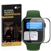 4x 9D Keramik-Glass für Apple Watch 7/ 8 41mm FULL...