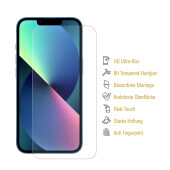 1x 9H Hartglas für iPhone 14 Displayschutz Schutzglas Glasfolie Panzerfolie KLAR
