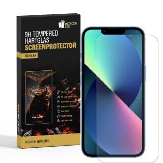 2x 9H Hartglas für iPhone 14 Displayschutz Schutzglas Glasfolie Panzerfolie KLAR