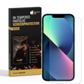 3x 9H Hartglas für iPhone 14 Displayschutz...