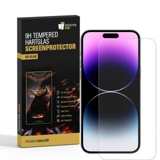 2x 9H Hartglas für iPhone 14 Pro Max Displayschutz Schutzglas Panzerfolie KLAR