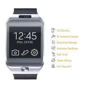 1x 9H Panzerglas für Samsung Galaxy Gear 2 Displayschutz Panzerfolie Hartglas Schutzglas Displayglas Tempered Glasfolie Schutzfolie Sicherheitsglas Echtglas