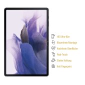 4x Panzerfolie für Samsung Galaxy Tab S7 Plus Displayschutz HD KLAR Schutzfolie PET Kunststoff Panzerglas Schutzglas