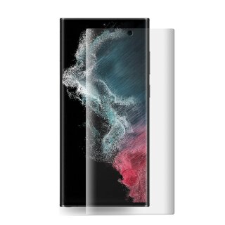 2x 9H Panzerglas für Samsung Galaxy S23 Ultra FULL CURVED Displayschutz Panzerfolie Schutzfolie Schutzglas DisplayglasHartglas echtes Tempered Sicherheitsglas Glasfolie