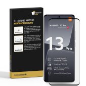 4x 9H Panzerglas für Xiaomi 13 Pro FULL CURVED Displayschutz Panzerfolie Schutzfolie Schutzglas DisplayglasHartglas echtes Tempered Sicherheitsglas Glasfolie