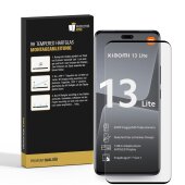 4x 9H Panzerglas für Xiaomi 13 Lite FULL CURVED Displayschutz Panzerfolie Schutzfolie Schutzglas DisplayglasHartglas echtes Tempered Sicherheitsglas Glasfolie