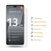 1x Panzerfolie für Xiaomi 13 Lite FULL CURVED Displayschutz Schutzfolie KLAR/ ANTI-SHOCK/ ANTI-KRATZ/ ANTI-BRUCH/ ANTI-SCHMUTZ