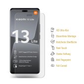 2x Panzerfolie für Xiaomi 13 Lite FULL CURVED Displayschutz Schutzfolie KLAR/ ANTI-SHOCK/ ANTI-KRATZ/ ANTI-BRUCH/ ANTI-SCHMUTZ