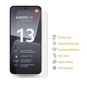 3x Panzerfolie für Xiaomi 13 Displayschutz Schutzfolie KLAR ANTI-SHOCK/ ANTI-KRATZ/ ANTI-BRUCH/ ANTI-SCHMUTZ