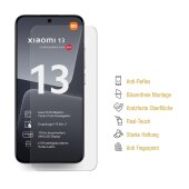 2x Panzerfolie für Xiaomi 13 MATT Displayschutz Schutzfolie Entspiegelt ANTI-SHOCK/ ANTI-KRATZ/ ANTI-BRUCH/ ANTI-SCHMUTZ