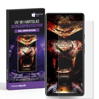 2x 9H Panzerglas für Google Pixel 7 Pro Full-Screen HD klar UV-Liquid Tempered Displayschutz Schutzglas Screen-Protector
