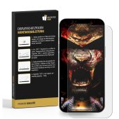 6x 9H Nano-Glass für iPhone 15 3D KLAR Anti-Shock Anti-Bruch Anti-Stoß Anti-Schmutz Panzernanoglas Displayschutz Schutzfolie Panzerfolie Panzerglas Screen-Protector