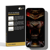 4x Blickschutz 9H Panzerhartglas für iPhone 15 Pro Max ANTI-SPIONAGE ANTI-SPY PRIVACY Displayschutz Schutzglas Panzerfolie Schutzfolie Displayglas Echtglas Tempered Panzerglas