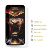 4x Hydrogel-Glass für iPhone 15 Pro Selbstheilend für Micro Kratzer 3D KLAR Panzerfolie Displayschutz Schutzfolie Screen-Protector