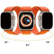2x ANTI-SPY 9H Panzerglas für Apple Watch Ultra 49 mm PRIVACY echtes Tempered Panzerhartglas Displayschutz Schutzglas Schutzfolie Panzerfolie Screen-Protector