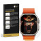2x Flexibles Nano-Glass für Apple Watch Ultra 49mm 3D KLAR Displayschutz Schutzfolie Panzerglas Panzerglasfolie schutzglas