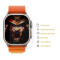 2x Flexibles Nano-Glass für Apple Watch Ultra 49mm 3D KLAR Displayschutz Schutzfolie Panzerglas Panzerglasfolie schutzglas