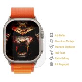 2x Flexibles Nano-Glass für Apple Watch Ultra 49mm ENTSPIEGELT Displayschutz Panzerglas Schutzglas Schutzfolie MATT ANTI-REFLEX