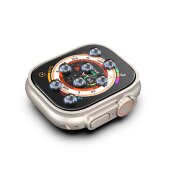 1x 9H Panzerhartglas für Apple Watch Ultra 2 49 mm 3D KLAR Displayglas Schutzglas Displayschutz Tempered Panzerglas