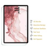 6x Flexibles Nano-Glass für Samsung Galaxy Tab S9 3D KLAR Panzerglas Schutzglas Displayschutz Schutzfolie ANTI-SHOCK/ ANTI-KRATZ/ ANTI-BRUCH/ ANTI-SCHMUTZ