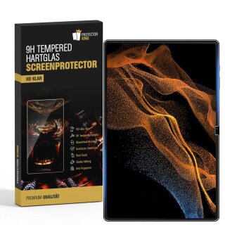2x 9H Panzerhartglas für Samsung Galaxy Tab S9 Ultra 3D KLAR Displayschutz Panzerglas Echtes Tempered Panzerglasfolie Schutzglas Panzerfolie Schutzfolie
