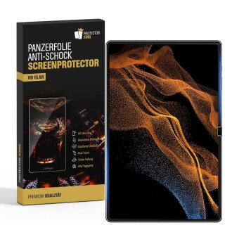 3x 9H Panzernanoglas für Samsung Galaxy Tab S9 Ultra 3D KLAR Displayschutz Schutzglas Panzerglas Schutzfolie Panzerfolie ANTI-SHOK ANTI-BRUCH-ANTI-STOß