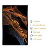 6x 9H Panzernanoglas für Samsung Galaxy Tab S9 Ultra MATT ENTSPIEGELT Displayschutz Schutzglas Panzerglas Schutzfolie ANTI-SHOK ANTI-BRUCH-ANTI-STOß