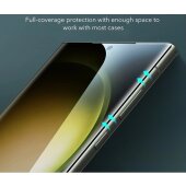 5x 9H Panzerhartglas für Samsung Galaxy S22 Ultra FULL CURVED 3D KLAR Displayglas Schutzglas Displayschutz Echtes Tempered Panzerglas Schutzfolie