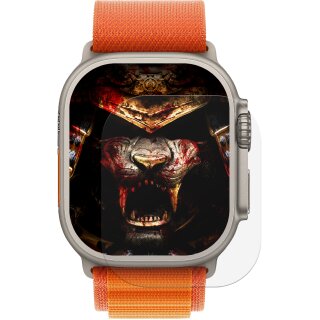 2x 9H Panzernanoglas für Apple Watch Ultra 2 49mm 3D KLAR FLEXIBLER Displayschutz Schutzglas Panzerglas Schutzfolie Panzerfolie