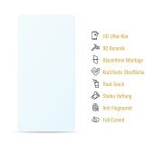 4x 9D Keramik-Glass für Apple Watch Ultra 2 49mm 3D KLAR Panzerfolie Displayschutz Schutzfolie Ceramic Screen-Protector