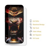 6x FULL COVER Displayschutzfolie für iPhone 14 Pro PREMIUM MATT ENTSPIEGELT Displayschutz Schutzfolie Folie