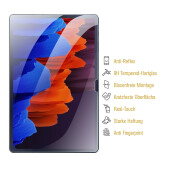 4x 9H Panzerhartglas für Samsung Galaxy Tab S9 FE Matt entspiegelt Displayschutz Schutzglas Schutzfolie Panzerfolie Echtes Tempered Panzerglas