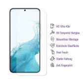 6x UV-Liquid 9H Panzerglas für Samsung Galaxy S23 Plus 3D KLAR echtes Tempered Panzerhartglas Schutzglas Displayschutz Panzerfolie Schutzfolie Screen Protector