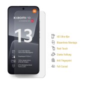 3x Displayschutzfolie für Xiaomi 13 3D KLAR FULL COVER PREMIUM Displayschutz Schutzfolie Folie