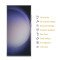 1x 9H Panzerglas für Samsung Galaxy S24 Ultra 3D klar Displayschutz Schutzglas Schutzfolie Tempered Hartglas Screen-Protector