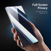 1x Blickschutz 9H Panzerhartglas für Samsung Galaxy S24 Ultra ANTI-SPIONAGE Displayschutz Schutzglas Panzerfolie Schutzfolie Echtglas Tempered Panzerglas ANTI-SPY PRIVACY