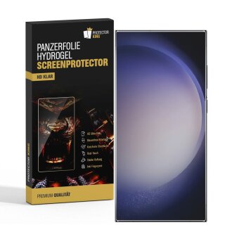 1x Hydrogel-Glass für Samsung Galaxy S24 Ultra Selbstheilend für Micro Kratzer 3D KLAR Panzerfolie Displayschutz Schutzfolie Screen-Protector