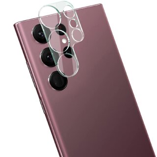 2x Kamera 9H Panzerhartglas für Samsung Galaxy S24 Ultra 3D KLAR ECHTES TEMPERED Panzerglas Kameraglas Kamerhartglas Kameraschutzglas Schutzglas Schutzfolie Panzerfolie