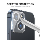 5x Kamera 9H Panzerhartglas für iPhone 14 Pro Max 3D KLAR ECHTES TEMPERED Panzerglas Kameraglas Kamerhartglas Kameraschutzglas