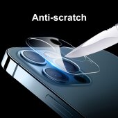 1x Kamera 9H Panzerhartglas für iPhone 12 Pro Max 3D KLAR ECHTES TEMPERED Panzerglas Kameraglas Kamerhartglas Kameraschutzglas