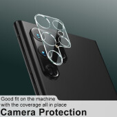 4x Kamera 9H Panzerhartglas für Samsung Galaxy S22 Ultra 3D KLAR ECHTES TEMPERED Panzerglas Kameraglas Kamerhartglas Kameraschutzglas Schutzglas Schutzfolie Panzerfolie