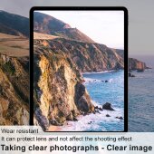 3x Kamera 9H Panzerhartglas für iPad Pro 12.9 2022 3D KLAR ECHTES TEMPERED Panzerglas Kameraglas Kamerhartglas Kameraschutzglas