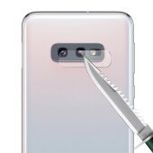 1x Kamera 9H Panzerhartglas für Samsung Galaxy S10e 3D KLAR ECHTES TEMPERED Panzerglas Kameraglas Kamerhartglas Kameraschutzglas Schutzglas Schutzfolie Panzerfolie