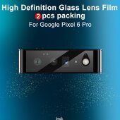 1x Kamera 9H Panzerhartglas für Google Pixel 6 Pro 3D KLAR ECHTES TEMPERED Panzerglas Kameraglas Kamerhartglas Kameraschutzglas Schutzglas Schutzfolie Panzerfolie