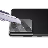4x Kamera 9H Panzerhartglas für Samsung Galaxy S21 Ultra 3D KLAR ECHTES TEMPERED Panzerglas Kameraglas Kamerhartglas Kameraschutzglas Schutzglas Schutzfolie Panzerfolie