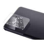 4x Kamera 9H Panzerhartglas für Samsung Galaxy S21 Ultra 3D KLAR ECHTES TEMPERED Panzerglas Kameraglas Kamerhartglas Kameraschutzglas Schutzglas Schutzfolie Panzerfolie