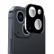 2x Kamera 9H Panzerhartglas für iPhone 15 3D KLAR Schwarzes ECHTES TEMPERED Panzerglas Kameraglas Kamerhartglas Kameraschutzglas Schutzglas Schutzfolie Panzerfolie
