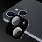 3x Kamera 9H Panzerhartglas für iPhone 15 Plus 3D KLAR Schwarzes ECHTES TEMPERED Panzerglas Kameraglas Kamerhartglas Kameraschutzglas Schutzglas Schutzfolie Panzerfolie